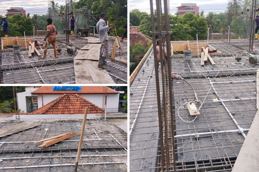 Slab Concrete Work – Central Road, Batticaloa
